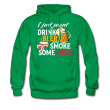 Load image into Gallery viewer, Drink Beer And Smoke Meat BBQ Hoodie - The Kettle Guy
