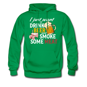 Drink Beer And Smoke Meat BBQ Hoodie - The Kettle Guy