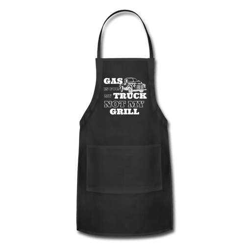 Gas is For My Truck Not My Grill BBQ Apron - The Kettle Guy