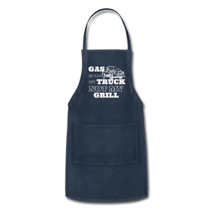 Gas is For My Truck Not My Grill BBQ Apron - The Kettle Guy