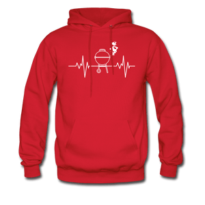 Grill Heartbeat BBQ Hoodie - The Kettle Guy