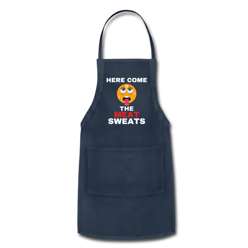 Here Come The Meat Sweats BBQ Apron - The Kettle Guy
