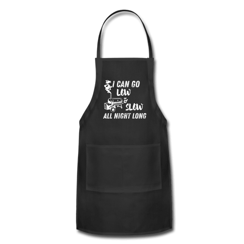 I Can Go Low and Slow All Night Long BBQ Apron - The Kettle Guy