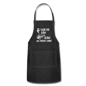 I Can Go Low and Slow All Night Long BBQ Apron - The Kettle Guy