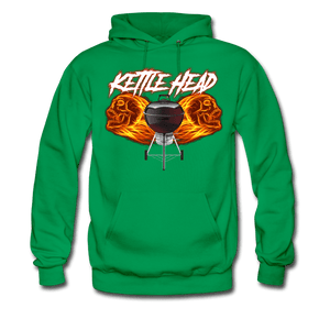 Kettle Head Flaming Skull BBQ Hoodie - The Kettle Guy