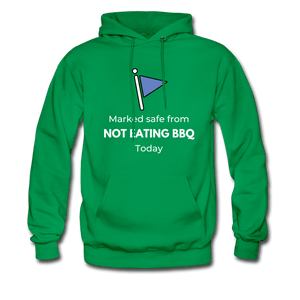 Marked Safe From Not Eating BBQ Hoodie - The Kettle Guy