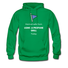 Load image into Gallery viewer, Marked Safe From Propane BBQ Hoodie - The Kettle Guy
