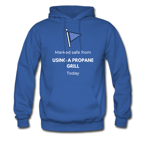 Marked Safe From Propane BBQ Hoodie - The Kettle Guy