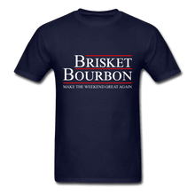 Load image into Gallery viewer, Men&#39;s Brisket and Bourbon Election BBQ T-shirt - The Kettle Guy
