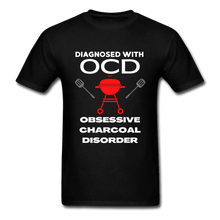 Load image into Gallery viewer, Men&#39;s Diagnosed With OCD BBQ T-Shirt - The Kettle Guy
