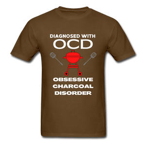 Men's Diagnosed With OCD BBQ T-Shirt - The Kettle Guy