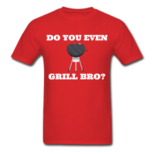 Load image into Gallery viewer, Men&#39;s Do You Even Grill Bro? BBQ T-Shirt - The Kettle Guy

