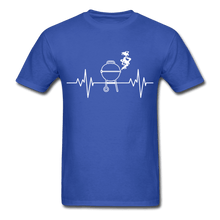 Load image into Gallery viewer, Men&#39;s Grill Heartbeat BBQ T-Shirt - The Kettle Guy
