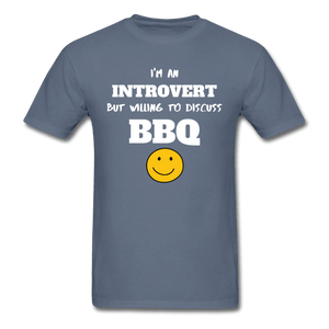 Men's I'm An Introvert But Willing To Discuss BBQ T-Shirt - The Kettle Guy