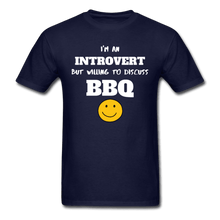 Load image into Gallery viewer, Men&#39;s I&#39;m An Introvert But Willing To Discuss BBQ T-Shirt - The Kettle Guy
