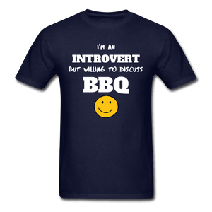 Men's I'm An Introvert But Willing To Discuss BBQ T-Shirt - The Kettle Guy