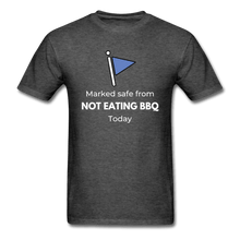 Load image into Gallery viewer, Men&#39;s Marked Safe From Not Eating BBQ T-Shirt - The Kettle Guy
