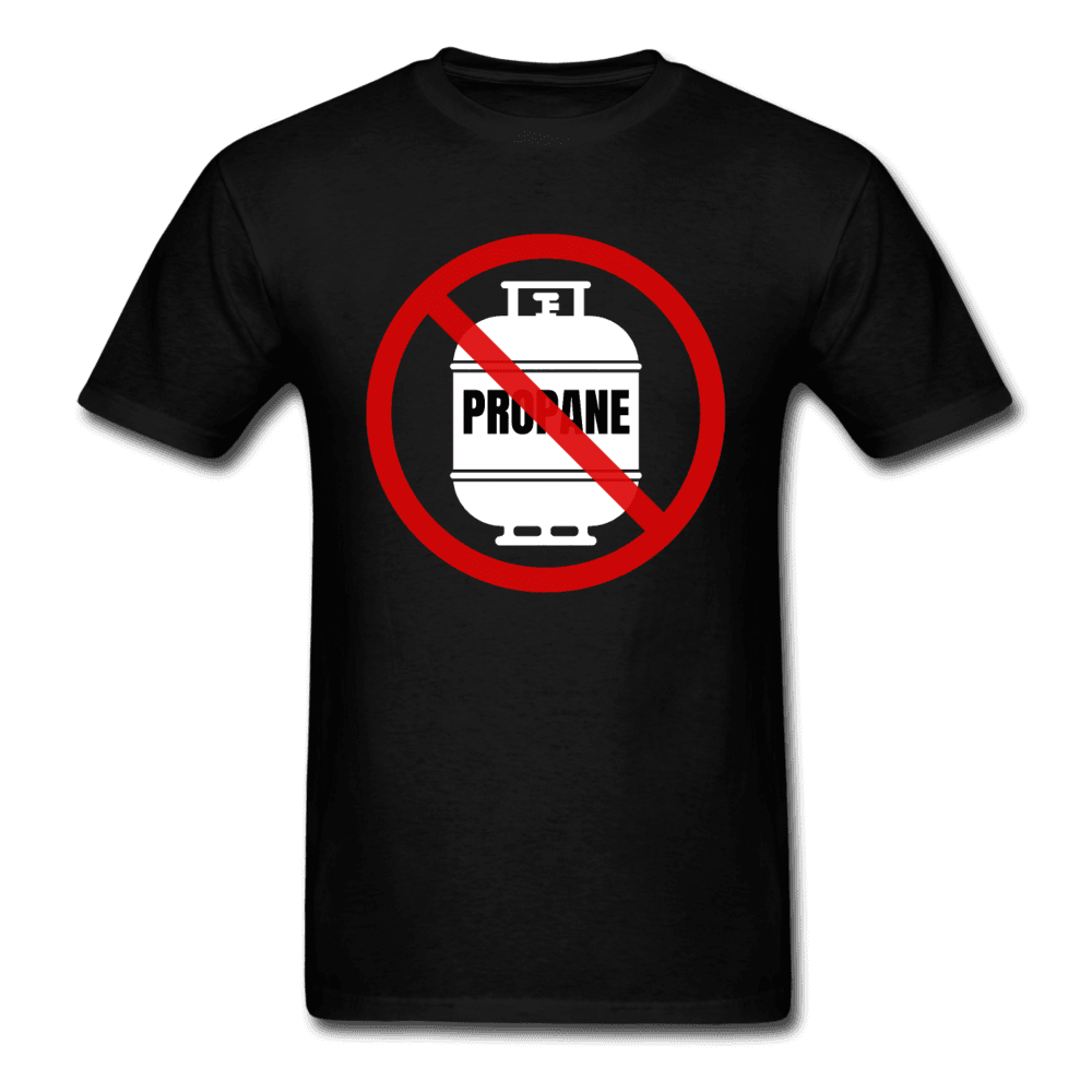 Men's No Propane Allowed BBQ T-Shirt - The Kettle Guy