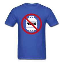 Load image into Gallery viewer, Men&#39;s No Propane Allowed BBQ T-Shirt - The Kettle Guy
