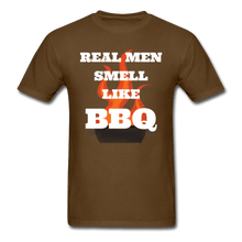 Load image into Gallery viewer, Real Men Smell Like BBQ T-Shirt - The Kettle Guy
