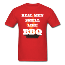 Load image into Gallery viewer, Real Men Smell Like BBQ T-Shirt - The Kettle Guy
