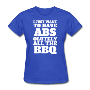 Women's Absolutely all the BBQ T-shirt - The Kettle Guy