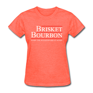 Women's Brisket and Bourbon Election BBQ T-Shirt - The Kettle Guy