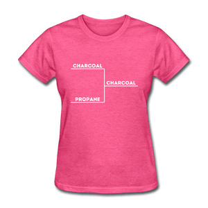 Charcoal Wins - heather pink