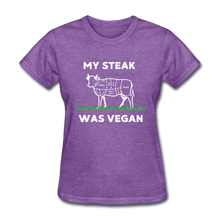 Load image into Gallery viewer, My Steak was Vegan - purple heather
