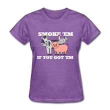Load image into Gallery viewer, Women&#39;s T-Shirt - purple heather
