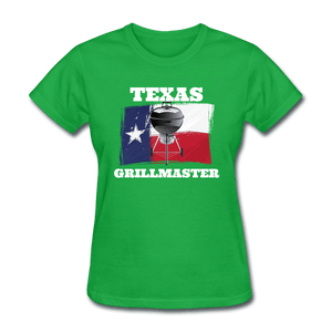 Women's Texas Grillmaster Shirt - bright green
