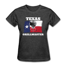 Load image into Gallery viewer, Women&#39;s Texas Grillmaster BBQ T-Shirt - heather black
