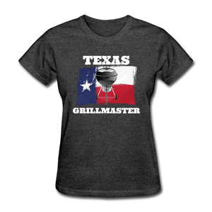 Women's Texas Grillmaster BBQ T-Shirt - heather black