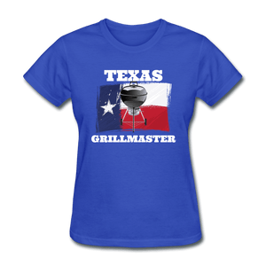 Women's Texas Grillmaster Shirt - royal blue