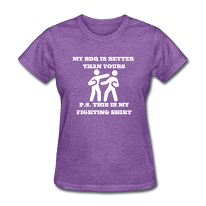 This is my fighting shirt - purple heather